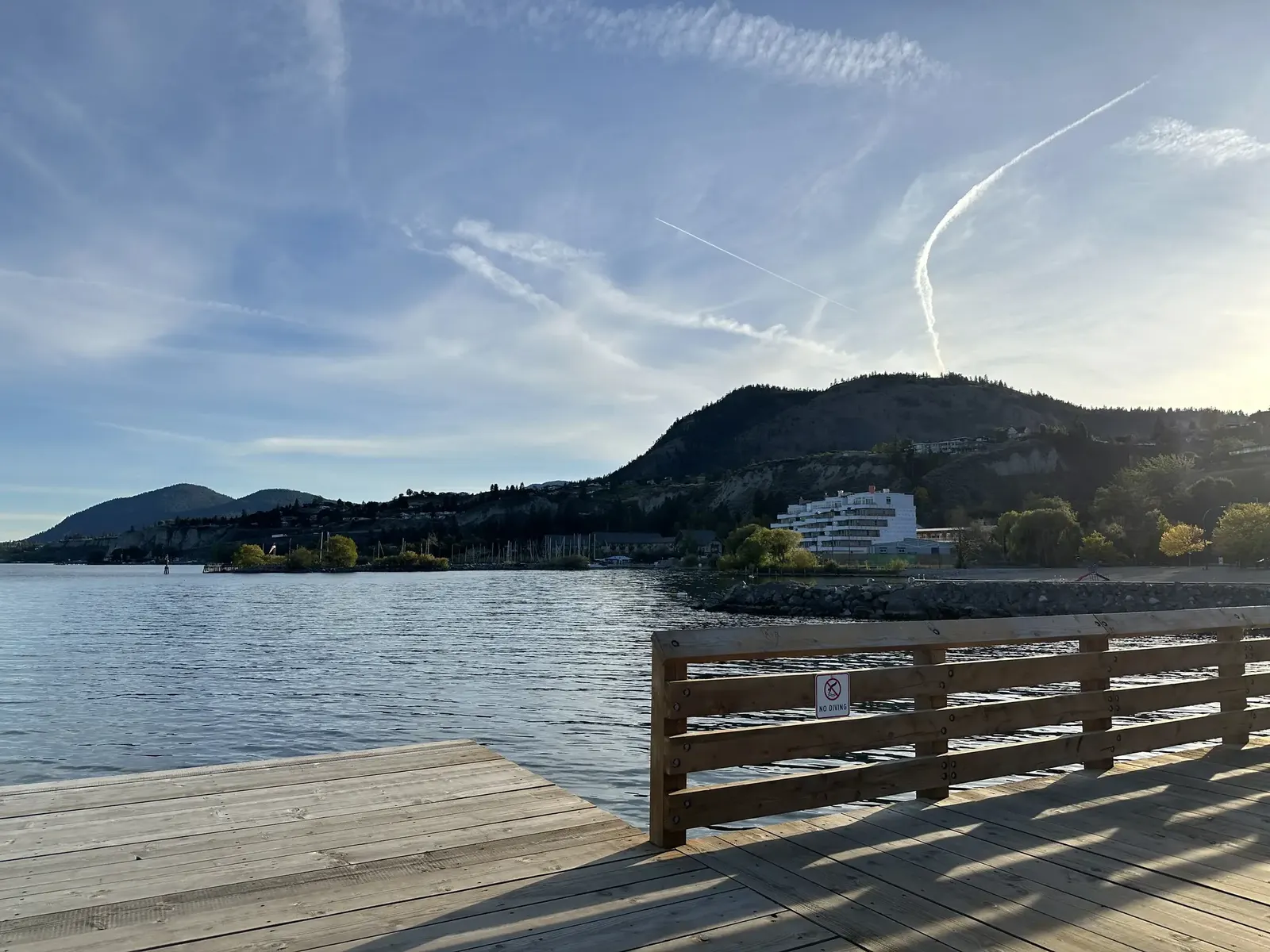 The Summerland waterfront dock on Okanagan Lake